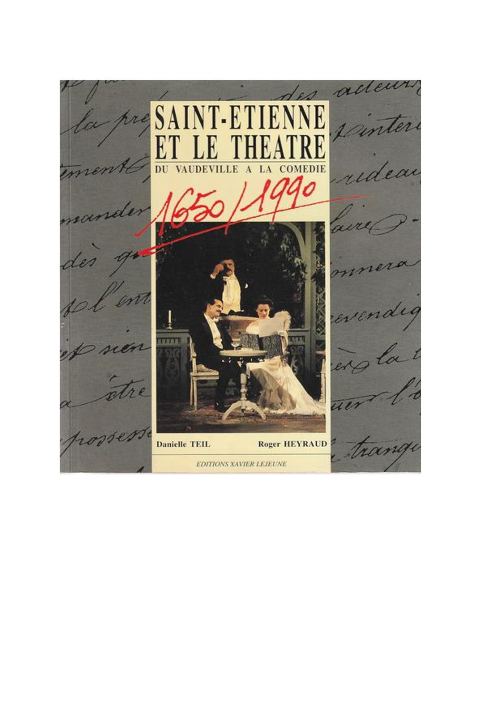 Couverture — Saint-Étienne et le théâtre